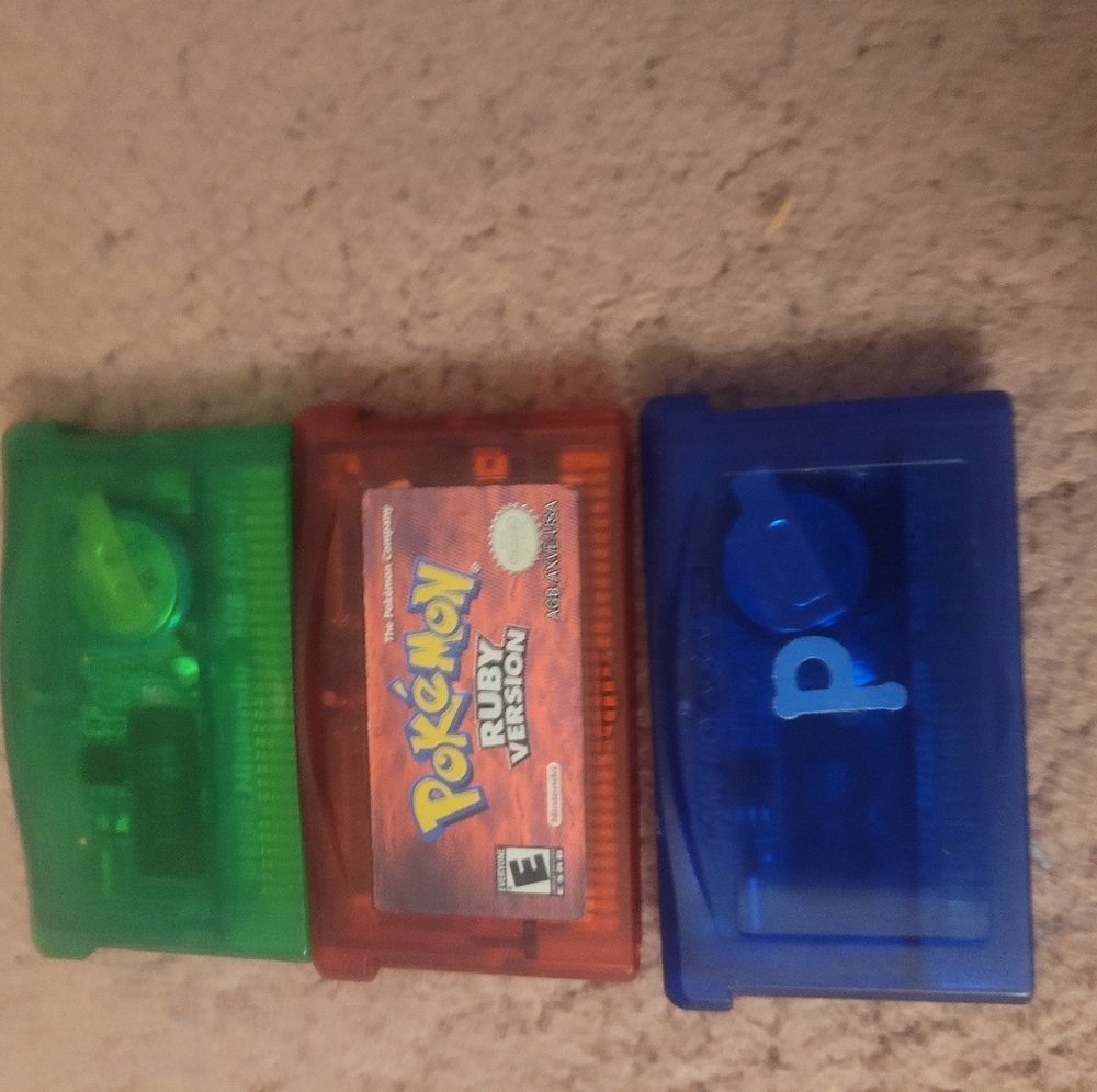 Authentic Pokémon gameboy advance games